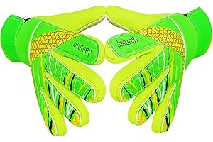 Jalunth Torwarthandschuhe Kinder Jungs Jungen Mädchen Junior Fussballhandschuhe Fußballhandschuhe Trainingshandschuhe Torwart Fussball Fußball Handschuhe mit rutschfeste Latex Handfläche