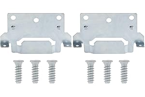 Spare Hardware Parts Replacement for IKEA Part 116791 and 139301 with Screws Bed Frame Mounting Plate (116791+110789)