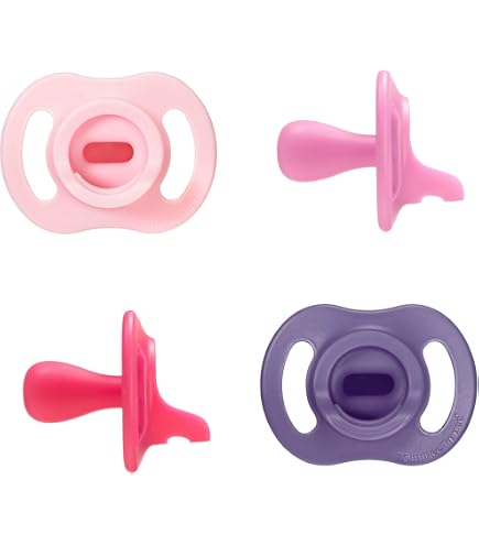 Tommee Tippee Ciuccio NightGlow 18-36 Mesi – Confezione Da 4, Si Illumina Al Buio, Tettarella Ortodontica Senza BPA