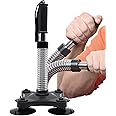 THE WHITE SHOP Arm Wrestling Trainer Exerciser, Anchored Power Twister Arm Wrestling Resistance Spring Bar Exerciser For Biceps, Forearms, Shoulders, Forearm Strength Training Muscle Developer