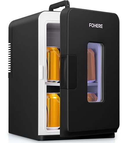 Livoo Mini Frigorifero 2 In 1 DOM475, 4L (6 Lattine), Raffredda Fino A 5°C E Riscalda Fino A 55°C, 12V E 220V, Silenzioso, 26.5x18.4x27 Cm - 5