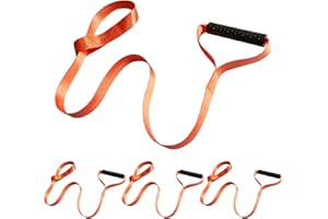 Nizirioo 4 Pezzi Deer Drag, Corda Di Trascinamento Per Cervi, Cervi Trascinamento, Deer Drags Rope Attrezzi Da Caccia Accessori Da Caccia Harness Per La Caccia All'aria Aperta Pull Legno(Orange 150cm)