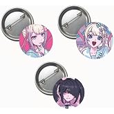 Ms Major Selection Needy Girl Streamer Overdose Anime Buton Rozet 37Mm 3 Adet