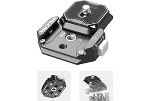 PICTRON Ulanzi Falcam F38 Kit de libération rapide multi-trous pour appareil photo avec filetage 1/4" vers 3/8", anti-déflexion Quick Release Trépied Accessoires en aluminium pour Sony/Canon/DJI/Trépied/DSLR