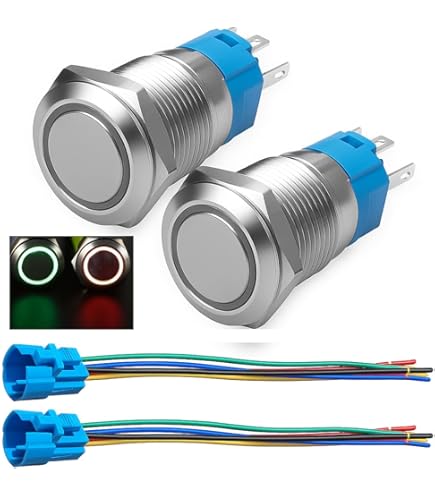 IP68 Wasserdichter Piezo-Schalter 22mm - Edelstahl Momenttaster