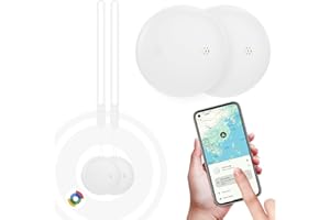 FITABOK Air Tracker Tag for Android - Bluetooth Smart Tag 2 Pack Compatible with Google Find My/Find Hub, Tracker Devices, Item Finder for Key Luggage Suitcase Wallet Bike, Key Finder Replaceable Battery