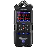 Zoom H4essential Handy Recorder | 4-Spur 32-Bit float | verbesserte X/Y-Mikrofone | 2 XLR/TRS-Eingänge | Aufnahme von Live-Mu