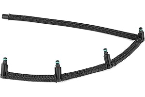 ARAMOX Manguera de Combustible, Accesorio de Repuesto de tubería de Combustible de Retorno/Escape diésel ABS