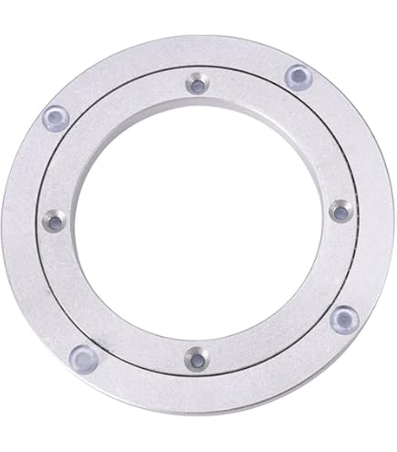 Ronde draaiplateau van gehard glas voor glazen tafel, draaiplateau van