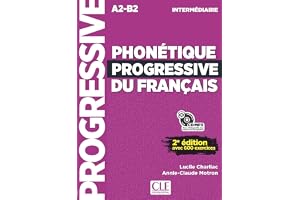 Phonétique progressive du français - Niveau intermédiaire (A2/B1) - Livre + CD - 2ème édition