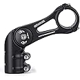 GEWAGE Bicycle Stem -130 Degree Adjustable Bike Riser Stem for 31.8 (1 ...