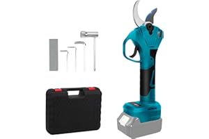 Roadtime Cordless Electric Pruning Shears for Makita 18 Battery,Handheld Electric Secateurs,4 Speed Adjustment 2-5cm Cutting Diameter,with Sharpening Stone,for Tree Trimming Branch Cutter(NO Battery)