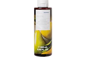 ‎KORRES KORRES Bergamot Pear Revitalisierendes Duschgel mit aktiv Aloe-Vera, mit süßem Birnen Duft, zum Duschen, Baden & Rasieren, dermatologisch getestet, vegan, silikon- und parabenfrei, 250 ml