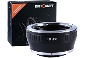 K&F CONCEPT® L/R-FX Objektiv Adapterring Adapter Fuji FX Objektivadapter für Leica R Mount Objektive auf Fujifilm X-Mount Bajonett Systemkamera Fuji Finepix X-T1,X-E2,X-E1,X-A1,X-M1,X-Pro1