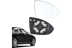 ‎TUNDWHITE Tundwhite Spiegelglas Golf 7/Jialv/Lingdu, Beheizbar Außenspiegel Konvex mit Trägerplatte (Spiegelglas rechts)