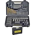 Stanley ‎STA7205-XJ Set 100 Pezzi Con Inserti E Punte Per Metalli, Legno E Muratura, ‎30 x 20.5 x 6 cm, 1.26 Kg