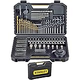 Stanley ‎STA7205-XJ Set 100 Pezzi Con Inserti E Punte Per Metalli, Legno E Muratura, ‎30 x 20.5 x 6 cm, 1.26 Kg