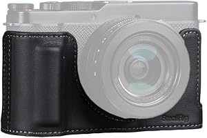 SMALLRIG Retro Genuine Leather Half Case for Panasonic L10 Black-5698