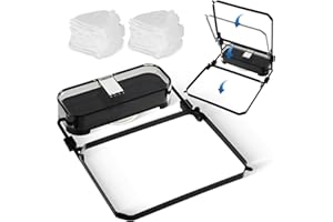 DOG'S BOOTY Passoire pliable en fer pour évier de cuisine - Avec 50 sacs filtrants pour filtrer les légumes, les fruits et les déchets de cuisine - Gris et noir