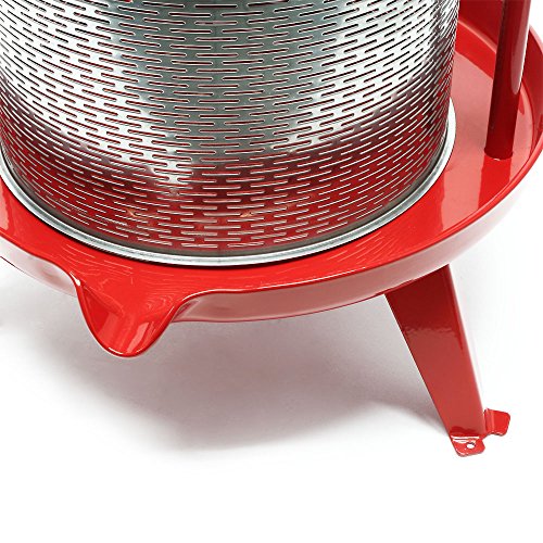 Spindel Obstpresse 14 L aus Edelstahl einfach zu reinigen - 4