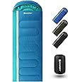 Bessport Sac de Couchage 3-4 Saisons Imperméable Chaud pour Adultes,Léger et Compact, Convient pour Le Camping, la randonnée,