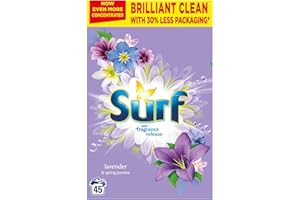 BARGAINSMANIA Washing Powder 2.25kg - Lavender & Spring Jasmine - Deep Clean and Delightful Fragrance - Fresh Scented Stain-Removal Laundry Detergent - Laundry Powder for Whites and Colors - For All Fabrics