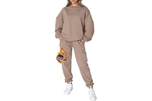 CheChury Chándal de Mujer Sudadera Pullover Mujer Ropa de Casa para Damas y Pantalones Conjunto de Ropa Ropa Deportiva Ropa Casual Damas Chaqueta de Manga Larga Trajes de Gimnasia Otoño Invierno