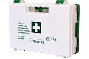 notlok Safety Work – Trousse de Secours Complete DIN 13157 | Trousse Premier Secours - Boîte Pharmacie Murale | Pour Entreprise & Maison | Kit avec Pansements & Couverture de Survie Isothermique