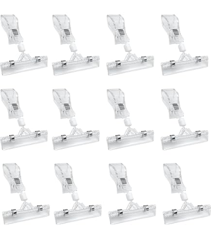 Lot de 10 pinces pour bâche, pour tente, pour voiture, camping, noir