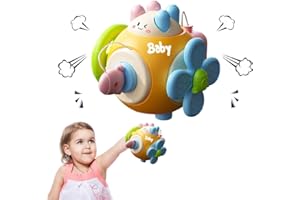 HAJXXMM Cube Baby Toys, Sensory Cube for Toddlers 1-3, Montessori Sensory Toys, Baby Activity Busy Cube Toy, Travel Educational Learning Fine Motor Skills, Birthday Gift for 1 Year Old