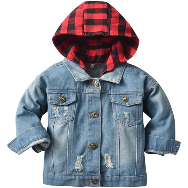 Veste Denim Bébé Fille Fleurs Stone