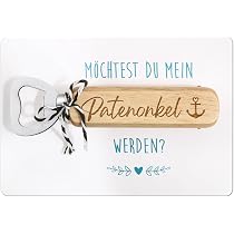 Libro Legno Con Scatola Regalo - Willst Du Meine Patentante Sein? Set Emozionale Per Chiedere Di Essere Madrina
