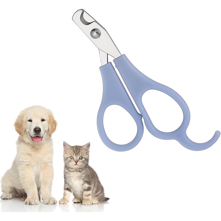 Coupe-griffes Chat Professionnel à Double Trou - Sécurisé, Lame Aiguisée, Poignée Ergonomique - Pour Chatons, Chiens, Lapins Et Petits Animaux - 8
