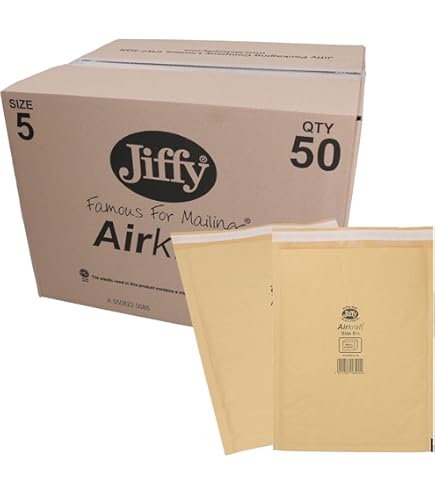 Mini Aerografo 100 Buste A Bolle Jiffy JL0 - Misura 5,5 X 7,5 Pollici - Colore Oro - Per Spedizioni Sicure Buste A Bolle Jl0 Oro