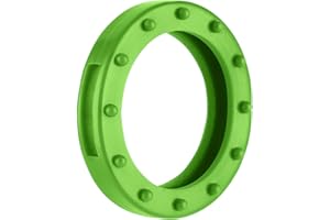 ‎VAN DEN HEUVEL van den Heuvel - Schlüsselkennringe (10 Stk.) für runde Schlüsselköpfe mit Standardgröße, Schlüsselring mit Tastzeichen, Hellgrün