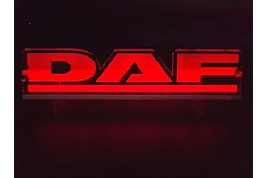 Sertplas Plaque lumineuse LED rouge P77 24 V 5 W pour camion XF CF 106 105 - Accessoires de décoration de cabine gravés