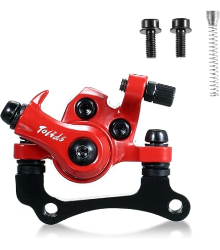 Bnineteenteam Étrier De Frein à Disque Vélo Avant & Arrière – Modèle B77 Aluminium, Freinage Puissant Et Dissipation Thermique Optimisée