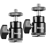 SMALLRIG Ball Head 2 Stück mit Cold Shoe Adapter für DSLR Monitor Gopro-2059