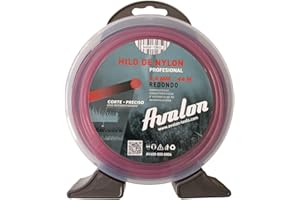 Avalon - Filo Rotondo in Nylon Universale per decespugliatore e Tosaerba (2,4 mm x 44 m)