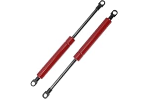 X AUTOHAUX 250mm/9.84" Gas Struts 100N Gas Springs Red Carbon Steel 2 Pcs RV Car Toolbox Lid Storage Box Cover Cabinet Door Cover