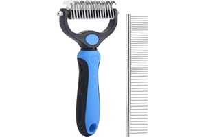 melebellot 2er-Pack Unterwolle-Rechen Für Haustiere, Haarentfernungswerkzeuge, Pflegewerkzeuge, Haarbürste, Haarentfernungskamm Für Hunde Und Katzen