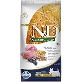 N&D D&uuml;ş&uuml;k Tahıllı Kuzulu K&uuml;&ccedil;&uuml;k Irk Yetişkin K&ouml;pek Maması - 7 kg