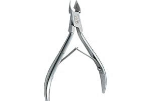 SENBACH Cuticle Cutters Professional Stainless Steel Cuticle Nippers and Nail Skin Remover, Cuticle Trimmer for Manicure and Pedicure Tool Set (Silver)