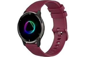 Issinlky pasek do Garmin Venu 2 Plus, paska 20 mm Miękki silikonowy do Garmin Venu Sq/Sq Music/Venu Sq 2/Sq 2 Music/Vivoactive 3/3 Music/Vivoactive 5/Garmin Venu/Vivomove HR/Forerunner 55 245 645