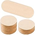400 Pcs Unbleached Natural Paper, 6.4x6.4 cm Coffee Filters Round Replacement Compatible with Aerobie Aeropress Coffee and Espresso Makers