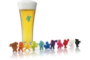 Vacu Vin Markery szklane Party People - zestaw 12 sztuk