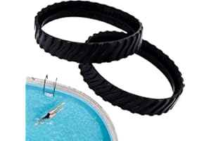 Firulab Limpiafondos de Piscina con orugas de Goma - 2 Piezas MX8 Piezas - Reemplazo de Pista de neumáticos de Goma para limpiafondos para Piscina MX8, MX6