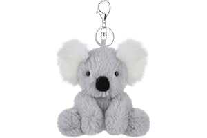 Apricot Lamb Pluszowy breloczek do kluczy koala 12 cm, talizman, prezent dla przyjaciółki lub chłopaka, breloczek do kluczy samochodowych, prezent z okazji prawa jazdy, dla kobiet, dziewcząt, dzieci,