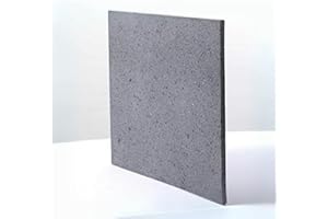 MOTTIWOOD Pietra Lavica Siciliana, Piastra Liscia Pietra Ollare, Rettangolare, 30x38x1.5hcm, Refrattaria, Made in Italy