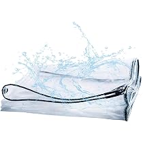 Transparente PVC-Abdeckplane Mit Ösen – Wasserdicht & Leicht, 0,12 Mm Stark. Ideal Für Pavillon, Garten & Balkon.